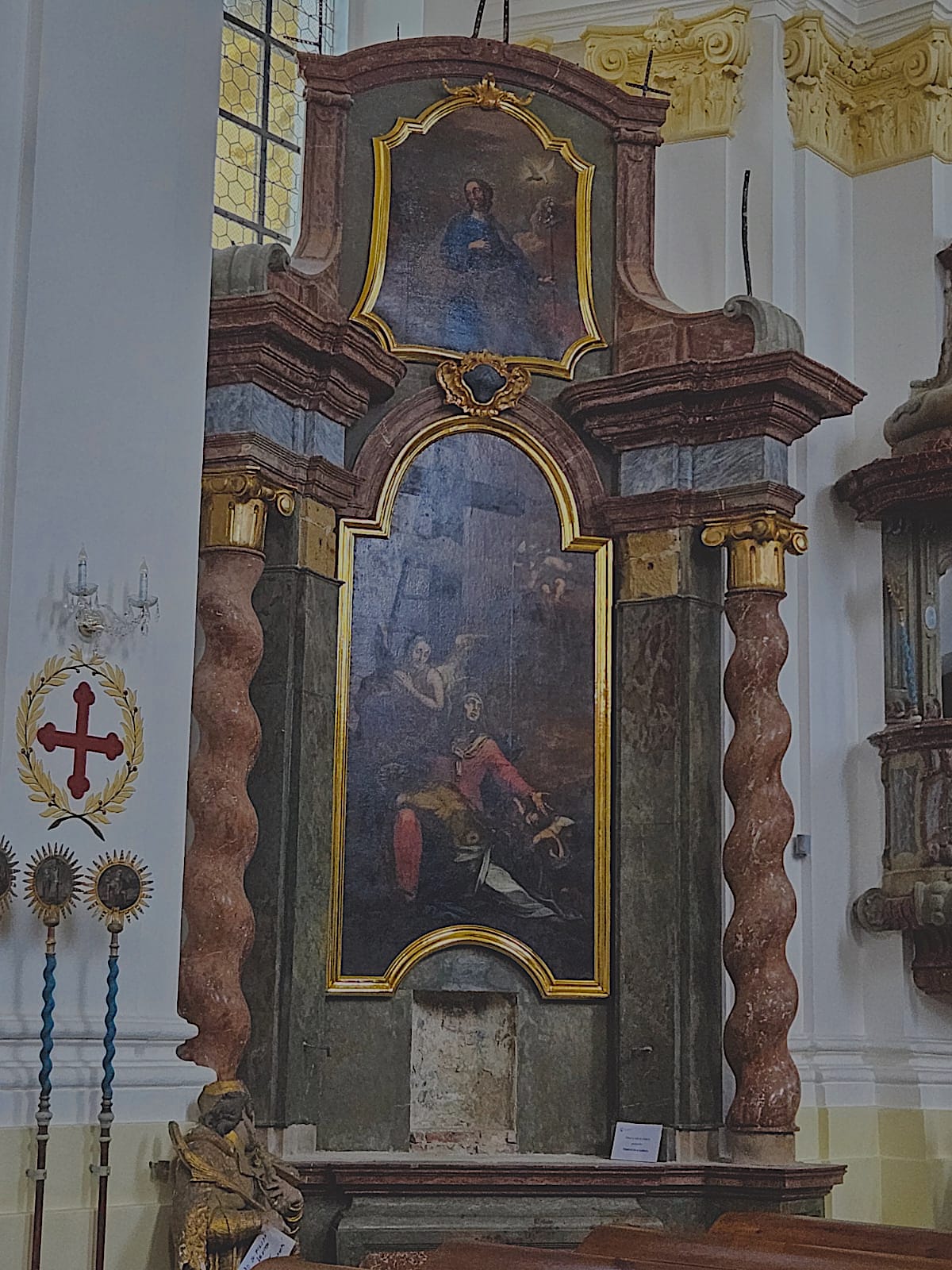 Autorem souboru oltářních obrazů ze 60. let 18. století je Filip Leubner